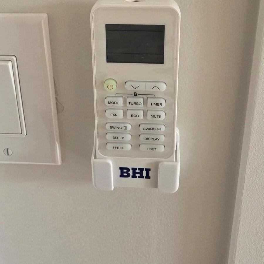 Ductless mini split system controller installed by Le Bros Construction